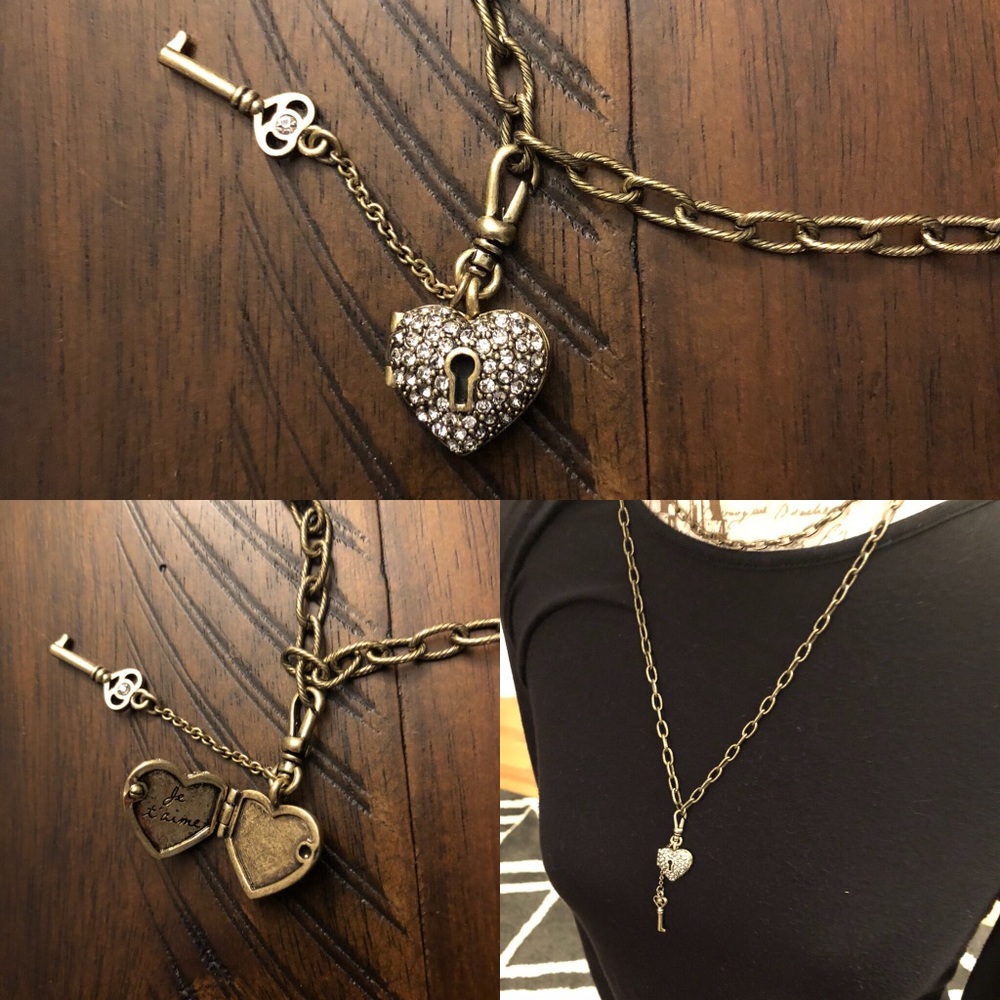 Chloe & Isabel Locket Charm with Necklace Duo